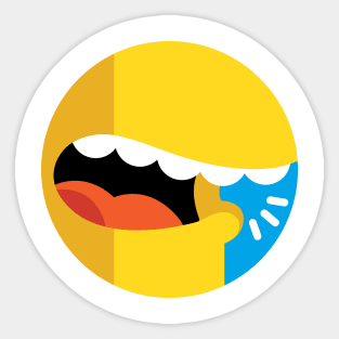 Talking Simpsons Mouth Logo Sticker